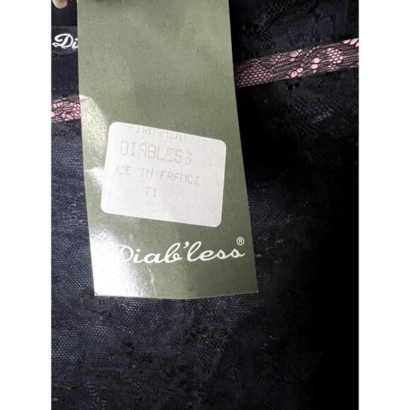 New Diabless Sheer Swimsuit Cover up Women's Size Med/Large Lace Feminine Fitted - Picture 5 of 8